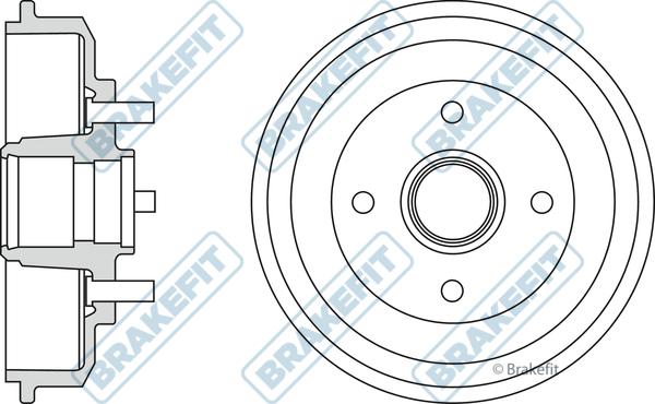 APEC BDR9008 - Tambour de frein cwaw.fr