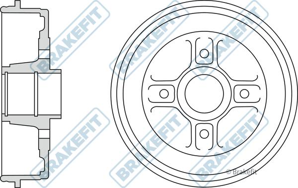 APEC BDR9031 - Tambour de frein cwaw.fr