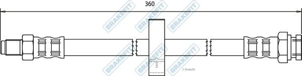 APEC BHO4045 - Flexible de frein cwaw.fr