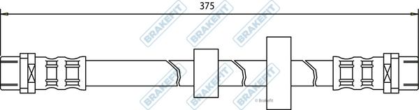 APEC BHO4056 - Flexible de frein cwaw.fr