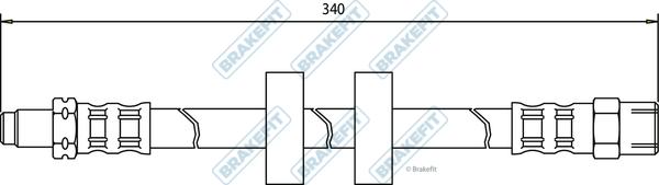 APEC BHO4016 - Flexible de frein cwaw.fr