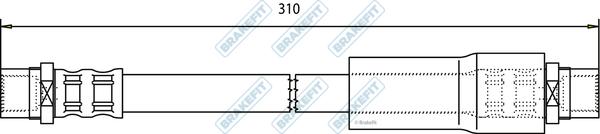 APEC BHO4034 - Flexible de frein cwaw.fr