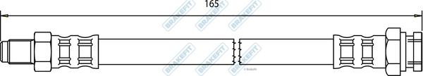 APEC BHO4146 - Flexible de frein cwaw.fr