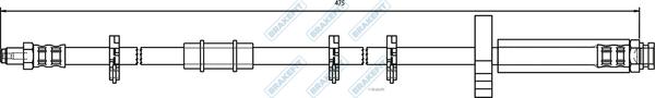 APEC BHO4118 - Flexible de frein cwaw.fr