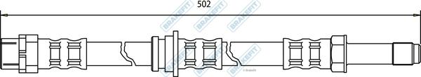 APEC BHO4124 - Flexible de frein cwaw.fr