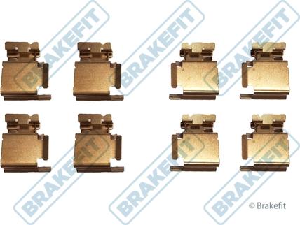 APEC BKT1004 - Kit d'accessoires, plaquette de frein à disque cwaw.fr