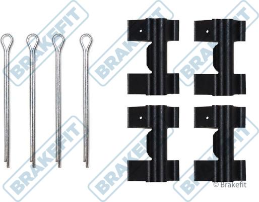 APEC BKT1221 - Kit d'accessoires, plaquette de frein à disque cwaw.fr