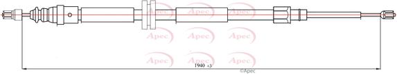 APEC CAB1067 - Tirette à câble, frein de stationnement cwaw.fr