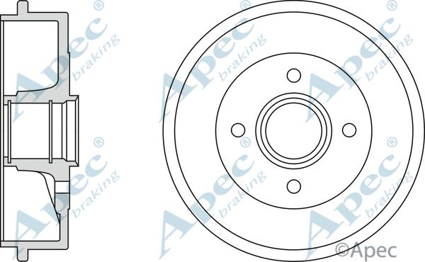 APEC DRM9905 - Tambour de frein cwaw.fr