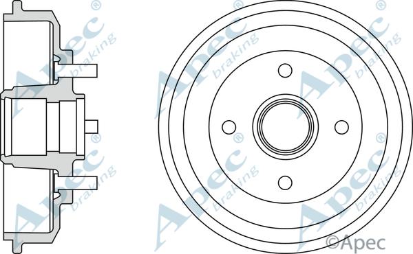 APEC DRM9906 - Tambour de frein cwaw.fr