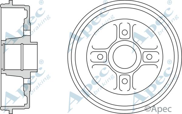 APEC DRM9984 - Tambour de frein cwaw.fr