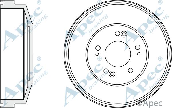 APEC DRM9983 - Tambour de frein cwaw.fr