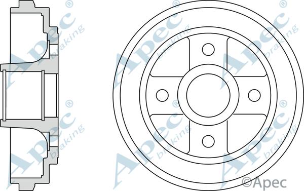 APEC DRM9934 - Tambour de frein cwaw.fr