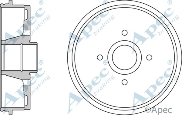 APEC DRM9930 - Tambour de frein cwaw.fr