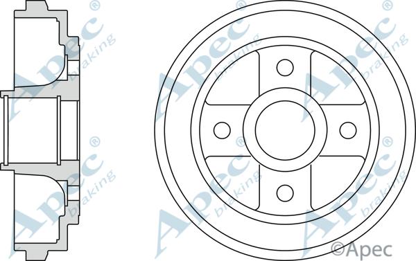 APEC DRM9937 - Tambour de frein cwaw.fr