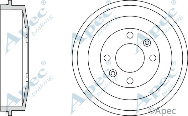 APEC DRM9521 - Tambour de frein cwaw.fr