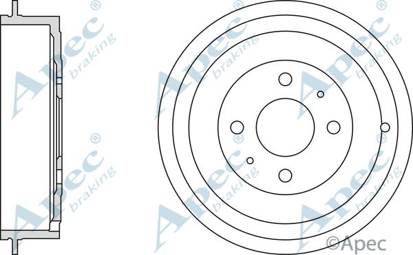 APEC DRM9157 - Tambour de frein cwaw.fr