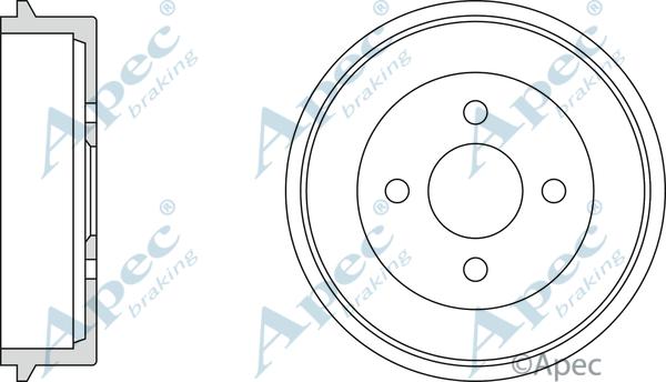 APEC DRM9114 - Tambour de frein cwaw.fr