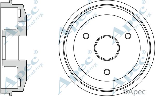 APEC DRM9118 - Tambour de frein cwaw.fr