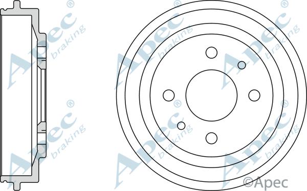 APEC DRM9113 - Tambour de frein cwaw.fr