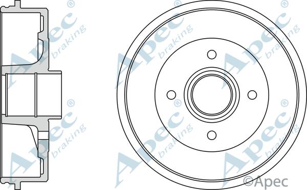 APEC DRM9136 - Tambour de frein cwaw.fr