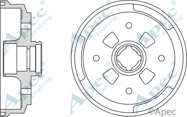 APEC DRM9130 - Tambour de frein cwaw.fr