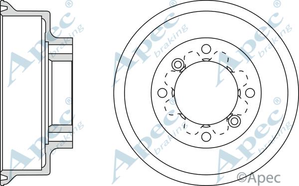 APEC DRM9124 - Tambour de frein cwaw.fr