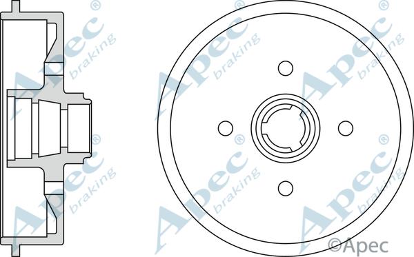 APEC DRM9120 - Tambour de frein cwaw.fr