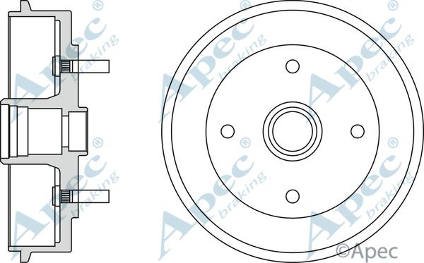 APEC DRM9122 - Tambour de frein cwaw.fr