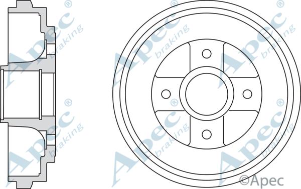 APEC DRM9201 - Tambour de frein cwaw.fr