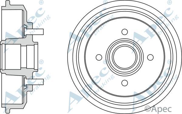 APEC DRM9203 - Tambour de frein cwaw.fr