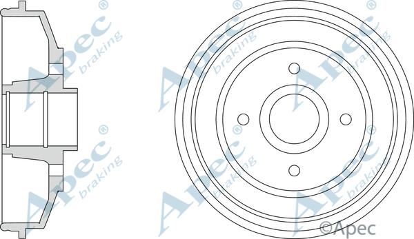 APEC DRM9219 - Tambour de frein cwaw.fr