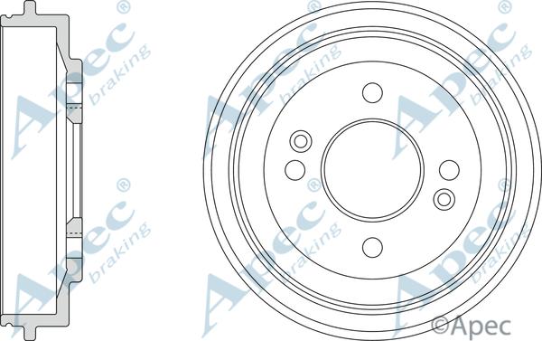 APEC DRM9223 - Tambour de frein cwaw.fr