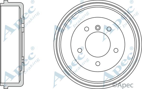 APEC DRM9703 - Tambour de frein cwaw.fr