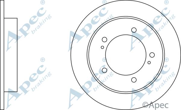 APEC DSK943 - Disque de frein cwaw.fr