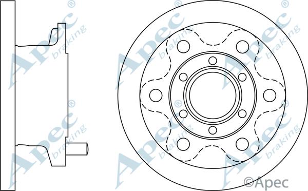 APEC DSK961 - Disque de frein cwaw.fr