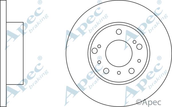 APEC DSK903 - Disque de frein cwaw.fr