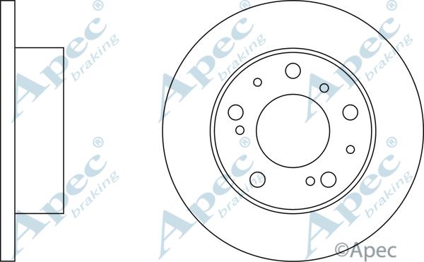 APEC DSK907 - Disque de frein cwaw.fr