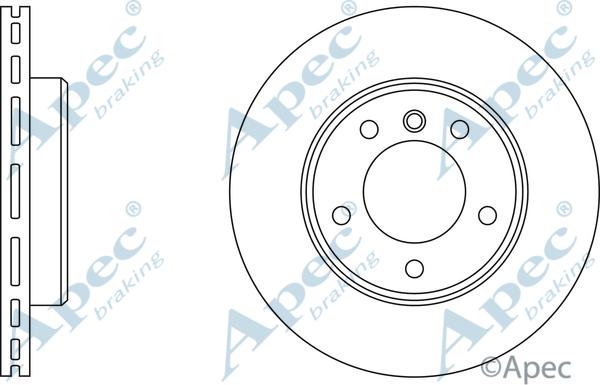 APEC DSK918 - Disque de frein cwaw.fr