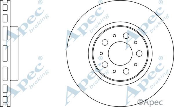 APEC DSK974 - Disque de frein cwaw.fr