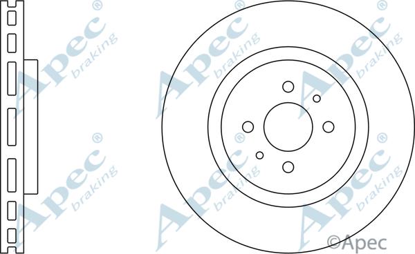 APEC DSK975 - Disque de frein cwaw.fr