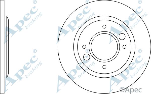 APEC DSK594 - Disque de frein cwaw.fr