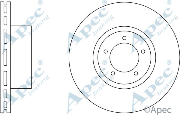 APEC DSK595 - Disque de frein cwaw.fr