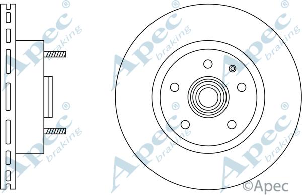 APEC DSK590 - Disque de frein cwaw.fr