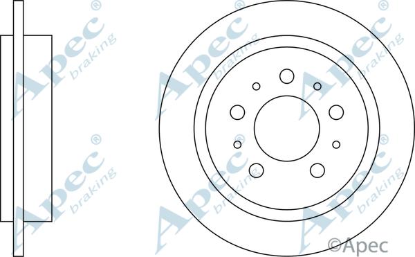 APEC DSK592 - Disque de frein cwaw.fr