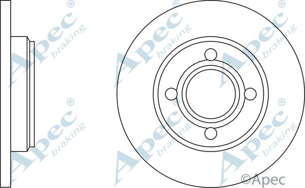 APEC DSK546 - Disque de frein cwaw.fr