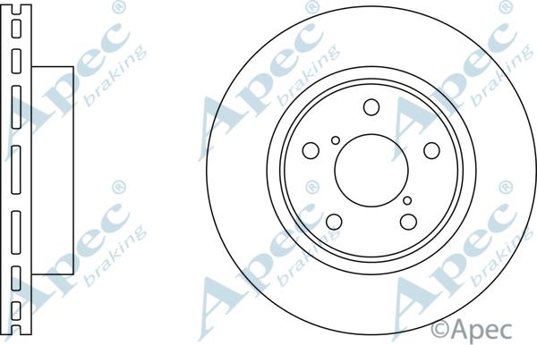 APEC DSK543 - Disque de frein cwaw.fr