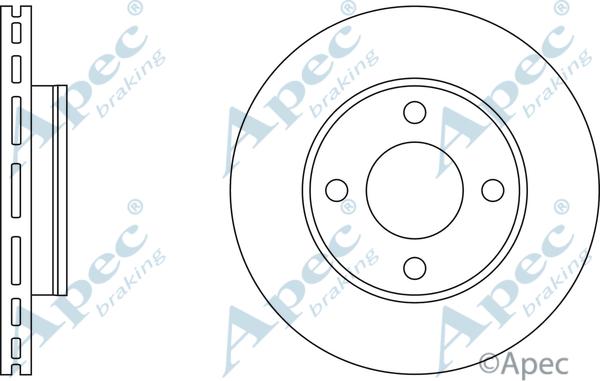 APEC DSK547 - Disque de frein cwaw.fr