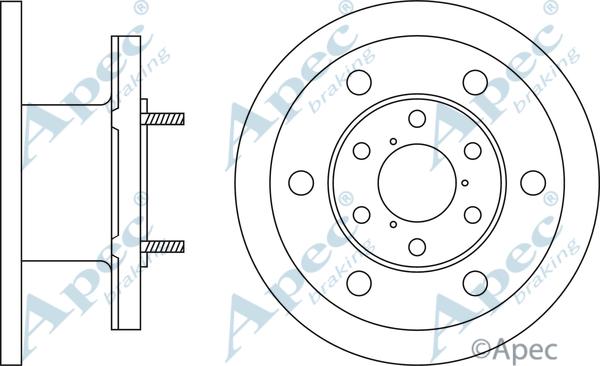 APEC DSK559 - Disque de frein cwaw.fr