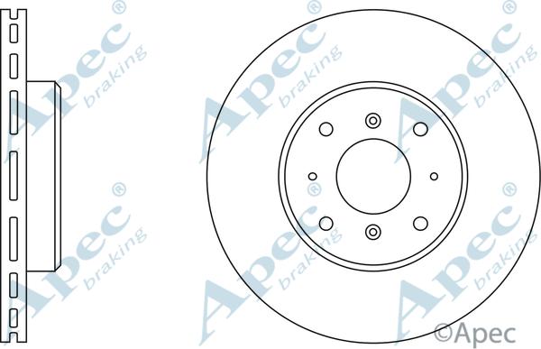 APEC DSK555 - Disque de frein cwaw.fr